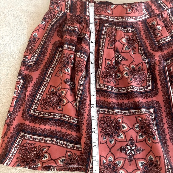 Frenchi Floral Multicolor Short Skirt - Size L - Picture 9 of 12